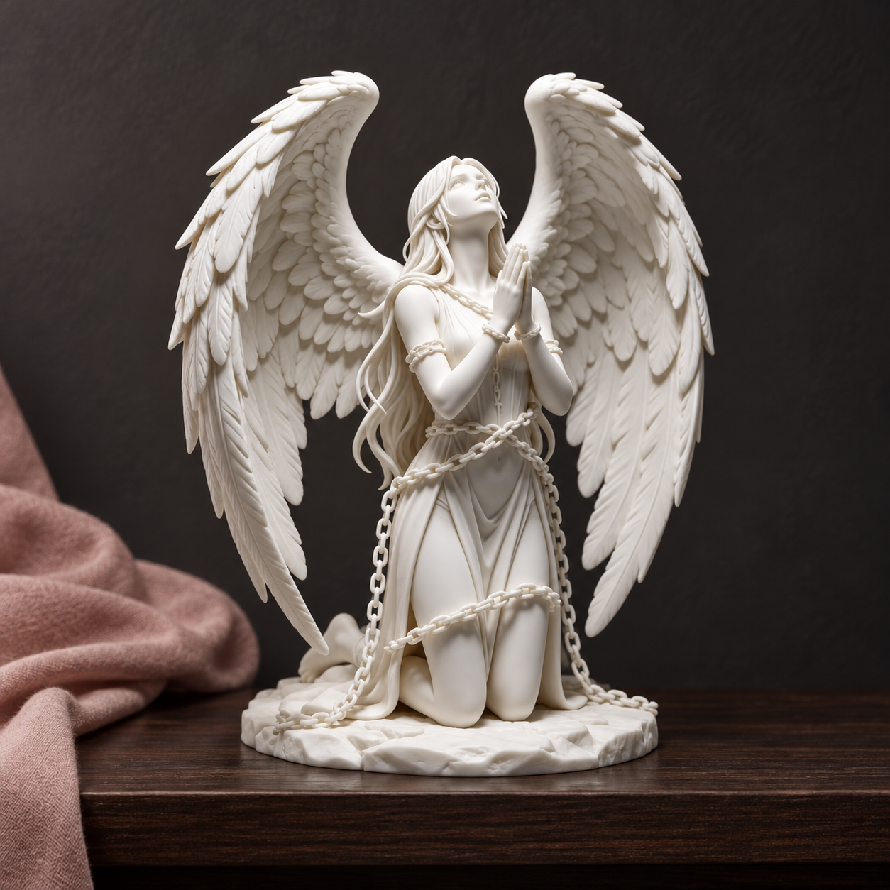 Chained angel, styled view
