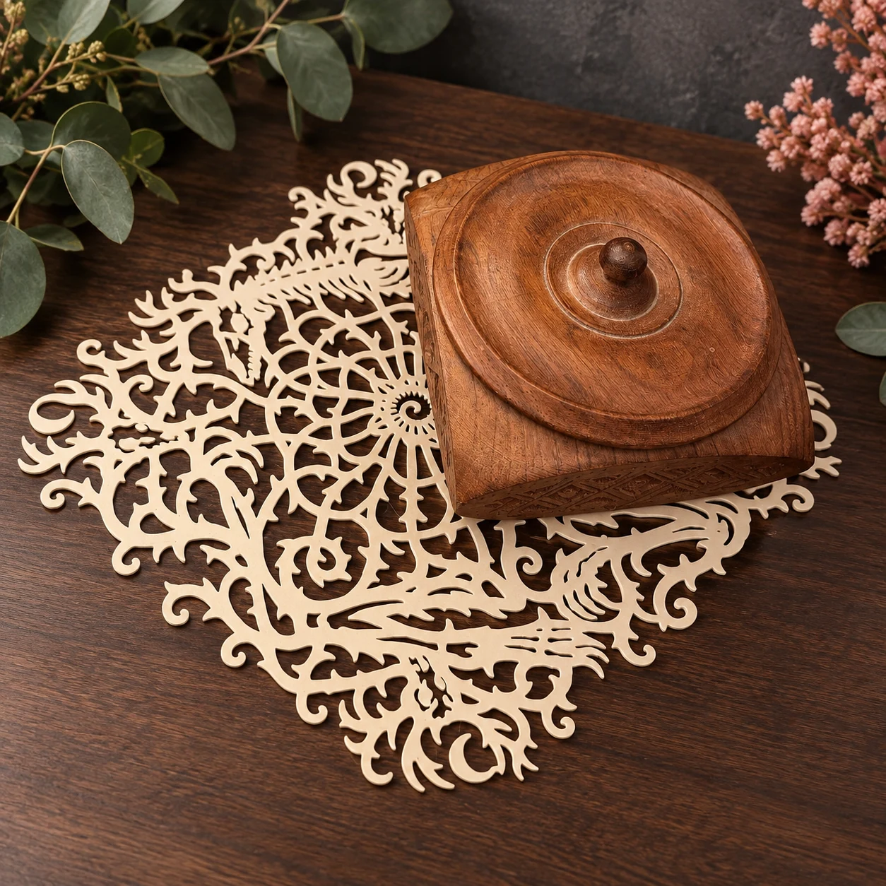 Wendigo Doily, styled view
